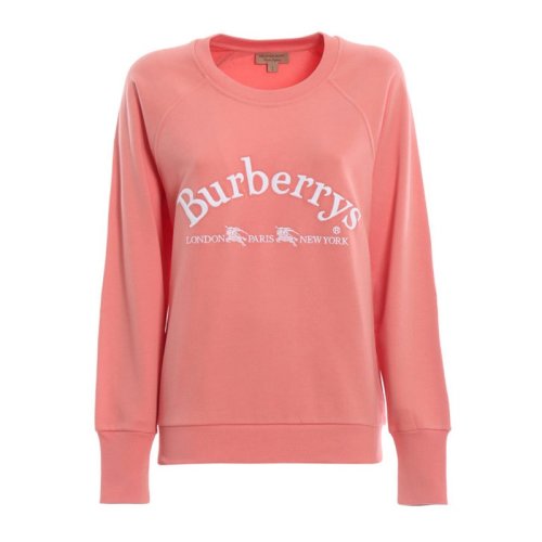  BURBERRY/博柏利 女士粉色棉質(zhì)衛(wèi)衣 8002922 PLFSX