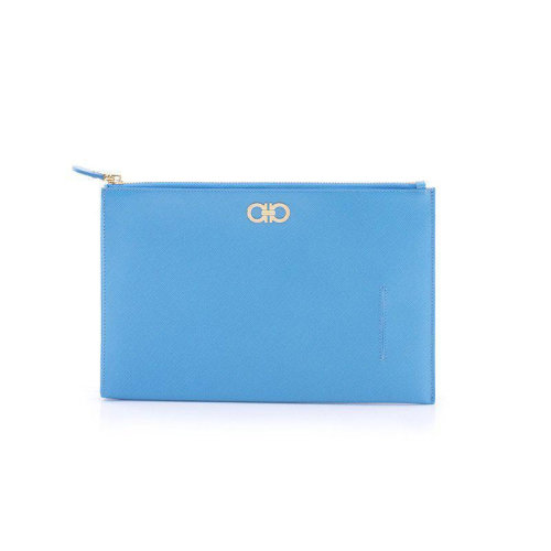 Salvatore Ferragamo/菲拉格慕 女士藍(lán)色時(shí)尚休閑手拿包 22C444 629783