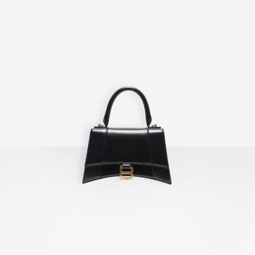  BALENCIAGA巴黎世家 22年秋冬 女士 單肩包 Hourglass 小號(hào) Top Handle 手袋 5935461QJ4M1000 預(yù)定商品1-3周發(fā)貨