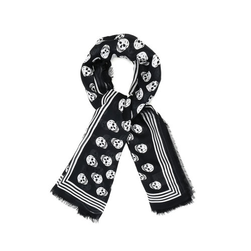 Alexander McQueen/亞歷山大麥昆  女士莫代爾纖維圍巾 590934 3418Q