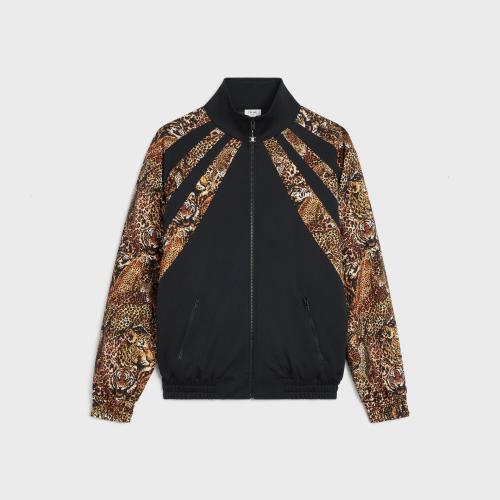  CELINE賽琳思琳 22年秋冬 男士 夾克 VESTE TRACKSUIT JERSEY DOUBLE FACE 2Y949435S.38LP