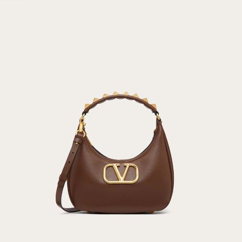  VALENTINO華倫天奴 22年秋冬 女士 單肩包 SAC HOBO STUD SIGN EN CUIR DE VEAU 1W2B0K69EIMW0