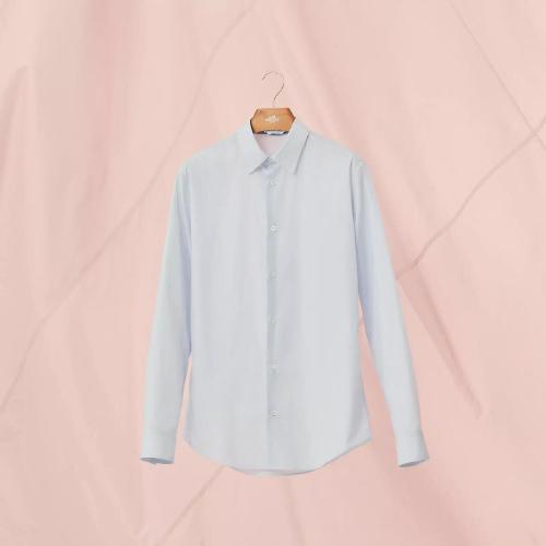  HERMES愛馬仕 22年秋冬 男士 長(zhǎng)袖襯衫 Chemise corps ajuste imprimee ??Cache-Cache Cheva