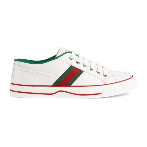 GUCCI古馳 22年秋冬 男士 Gucci Tennis 1977系列男士運(yùn)動(dòng)鞋 643485 17L10 9060