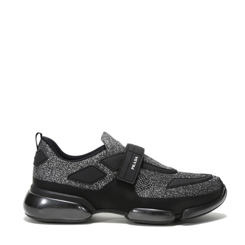 PRADA/普拉達(dá) 男士織物配橡膠Cloudbust運(yùn)動(dòng)鞋 2OG064 3V92