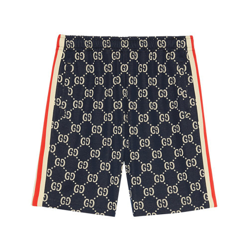 GUCCI/古馳 【22秋冬新款】 男士棉質(zhì)運動休閑短褲五分褲GG提花老花圖案 474632 X9V05