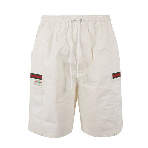 GUCCI/古馳  男性 時(shí)尚簡(jiǎn)約 白色棉質(zhì)  男士短褲 604172 XDAX3 9061