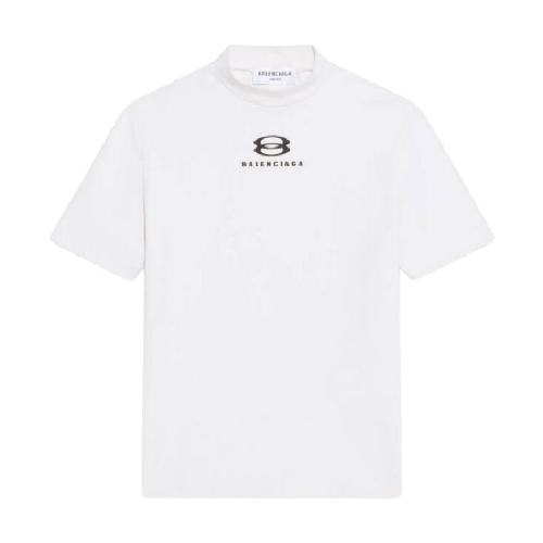  Balenciaga/巴黎世家 女士白色棉質(zhì)時(shí)尚短袖T恤 681057 TLVG2 9054 PLFSX