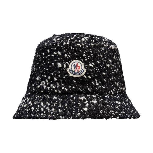  MONCLER蒙可蒙克萊 22年秋冬 女士 帽子 Tweed Bucket Hat H20933B00050596COF90