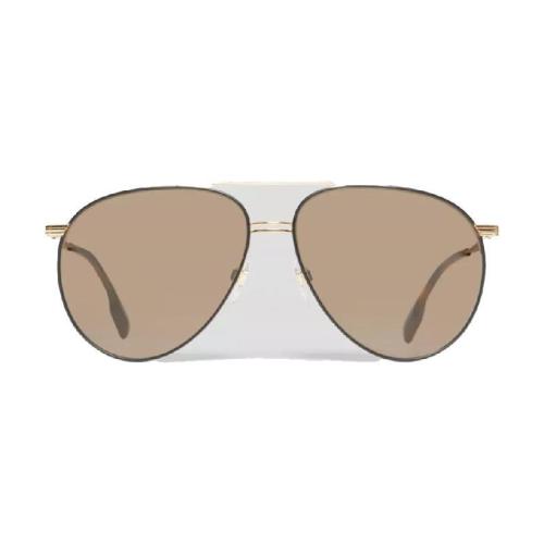  BURBERRY 22年秋冬 男士 橫梁裝飾飛行員太陽眼鏡 40806621