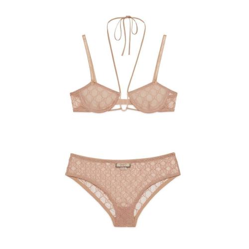  GUCCI古馳 22年秋冬 女士 GG薄紗內(nèi)衣套裝 624923 XJBVY 5101