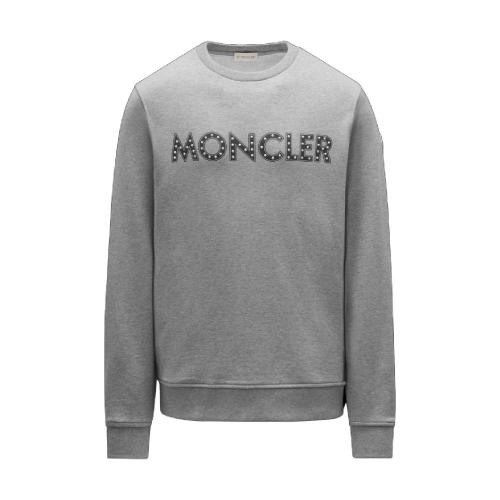  MONCLER蒙可蒙克萊 22年秋冬 男士 長袖T恤 Studded Logo Sweatshirt H10918G00013809KR989