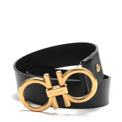 SalvatoreFerragamo/菲拉格慕 男士牛皮板扣式皮帶腰帶 679991