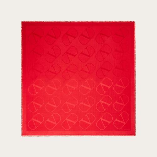  VALENTINO華倫天奴 22年秋冬 女士 披肩 Chale VLogo Signature 140 x 140 cm 1W2EB104AJB0RO
