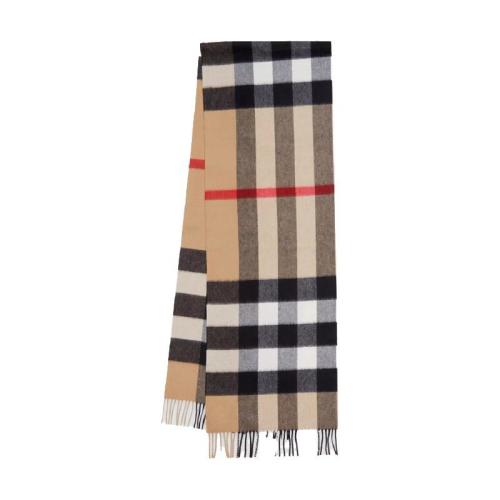  BURBERRY 22年秋冬 女士 格紋羊絨圍巾 80181751