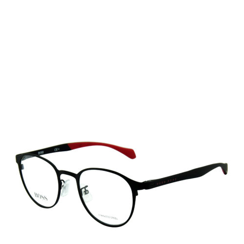 HUGO BOSS/雨果博斯 時尚 復(fù)古 圓框 女士 光學(xué)鏡架 黑色 近視 眼鏡框 眼鏡架 BOSS 1101/F 50mm