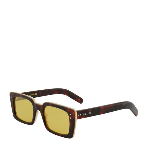 GUCCI/古馳 個(gè)性 摩登 街拍 長方形 雙色鏡框 男女款 太陽鏡 板材 全框 墨鏡 眼鏡 GG0539S 52mm GUCCI 古馳