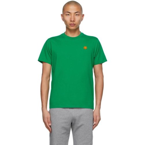  KENZO/高田賢三 男士綠色棉質(zhì)短袖T恤 FB55TS0034SA 15 PLFSX