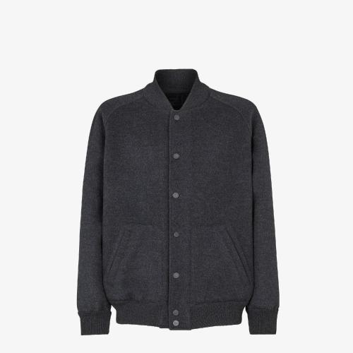  FENDI芬迪 22年春夏 男士 夾克 灰色羊毛夾克 FW108_HBTF0MYM