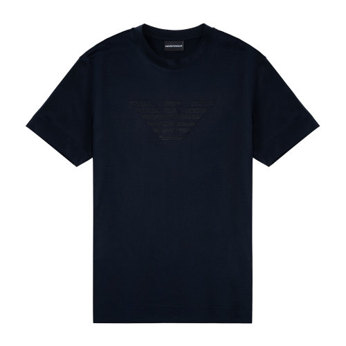 Emporio Armani/安普里奧阿瑪尼 藍(lán)色 男士短袖T恤 3K1TR5-1JUVZ-0992