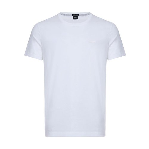 HUGOBOSS/雨果波士棉質(zhì)圓領(lǐng)男士短袖T恤50333808