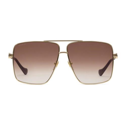  GUCCI古馳 22年秋冬 女士 飛行員太陽眼鏡 691300 I3331 8023