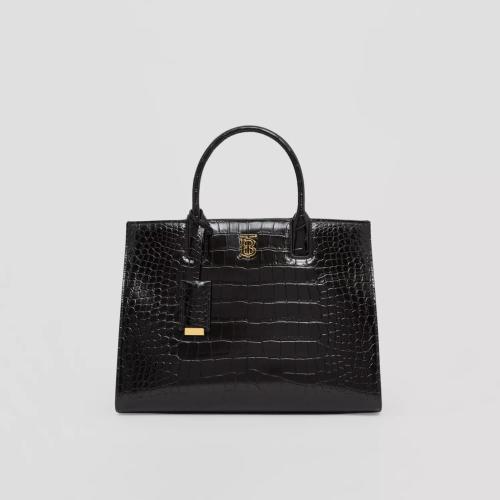  BURBERRY 22年秋冬 女士 壓花皮革小號 Frances 包 80591371