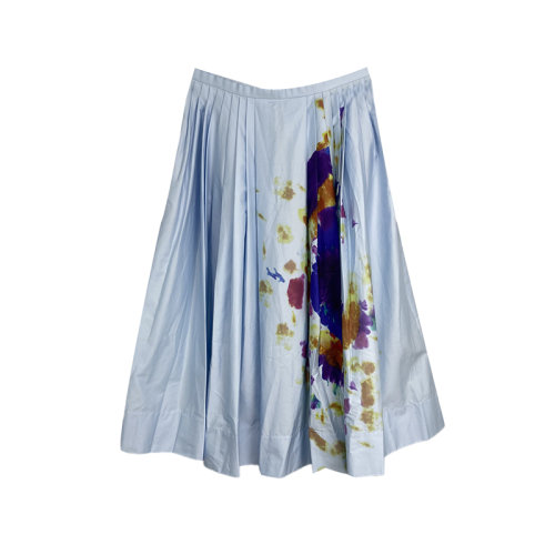 Burberry博柏利  扎染風(fēng)女士百褶裙