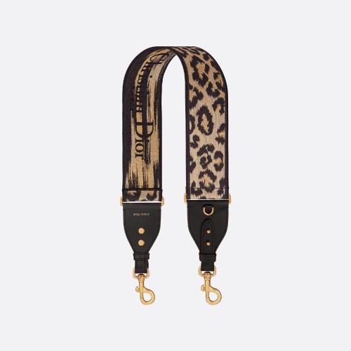  DIOR迪奧 22年秋冬 女士 肩帶 Bandouliere avec anneau S8552CRHM_M918