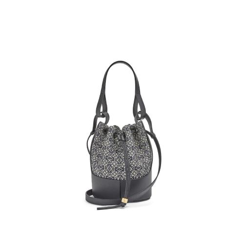  LOEWE羅意威 22年秋冬 女士 手提包 Small Balloon bag in Anagram jacquard and calfskin A71