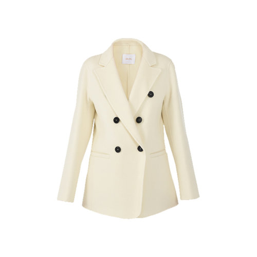 GeleiStory/GeleiStory  秋冬新款氣質(zhì)雙面羊毛西服修身雙排扣小個(gè)子西裝外套 女士西服