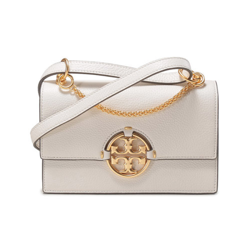 Tory Burch/湯麗柏琦 【22秋冬新款】 女士MILLER系列牛皮革雙T LOGO手提單肩斜挎包小號 88209