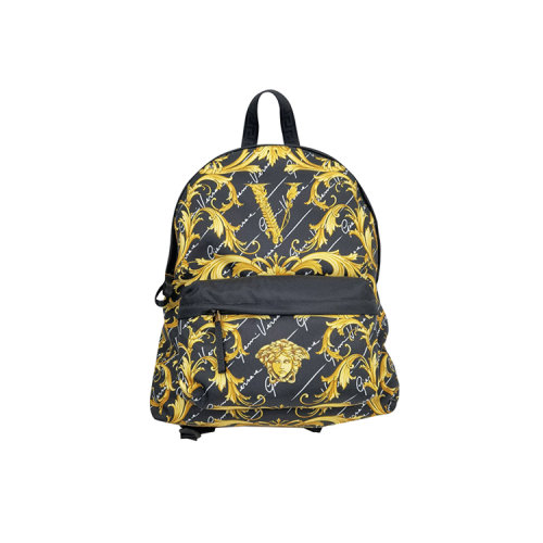 Versace范思哲  美杜莎巴洛克印花雙肩包 男女同款