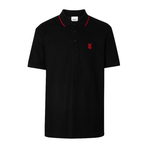 BURBERRY/博柏利  男裝 服裝 棉質(zhì)TBLOGO刺繡短袖 男士短POLO衫