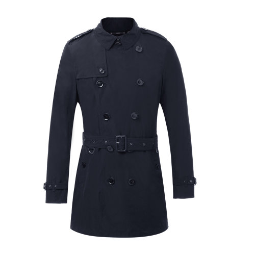 經(jīng)典款風(fēng)衣 BURBERRY/博柏利 男士風(fēng)衣 BRIT系列聚酯纖維翻領(lǐng)雙排扣腰帶后中開(kāi)叉中長(zhǎng)款男士長(zhǎng)袖風(fēng)衣男士外套男裝38011451
