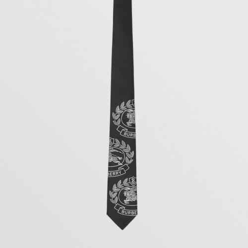  BURBERRY 22年秋冬 男士 Classic Cut EKD Print Silk Tie 80641681