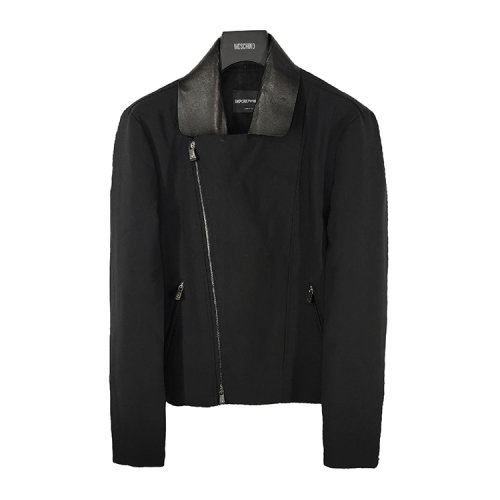 Emporio Armani/安普里奧阿瑪尼 黑色男士夾克上衣  R1R130R1057999  瑕疵折扣