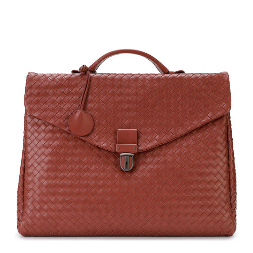 Bottega Veneta/葆蝶家 男士紅棕色挎包 122139-V4651-6329