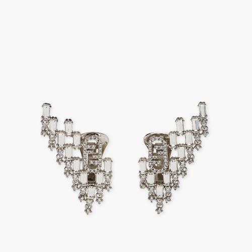  FENDI芬迪 22年秋冬 女士 耳環(huán) 銀色耳環(huán) 8AH851AHTWF035M