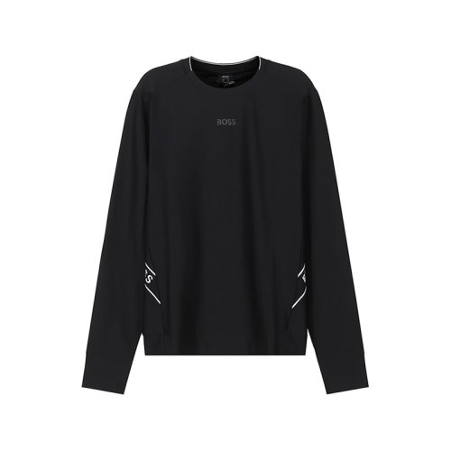 HUGO BOSS/雨果博斯【22春夏新款】男士修身版圓領(lǐng)長(zhǎng)袖運(yùn)動(dòng)衫LOGO圖案 50463007