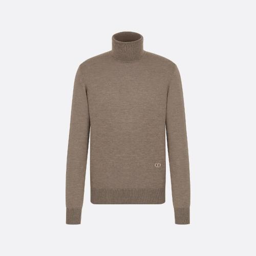  DIOR迪奧 22年秋冬 男士 針織衫 Pull a col roule CD?Icon 113M646AT220_C101