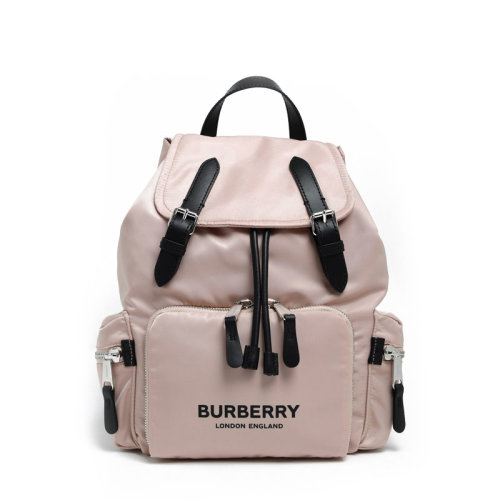 BURBERRY/博柏利 巴寶莉 女士 女包 粉色尼龍時(shí)尚背包雙肩包 80116181