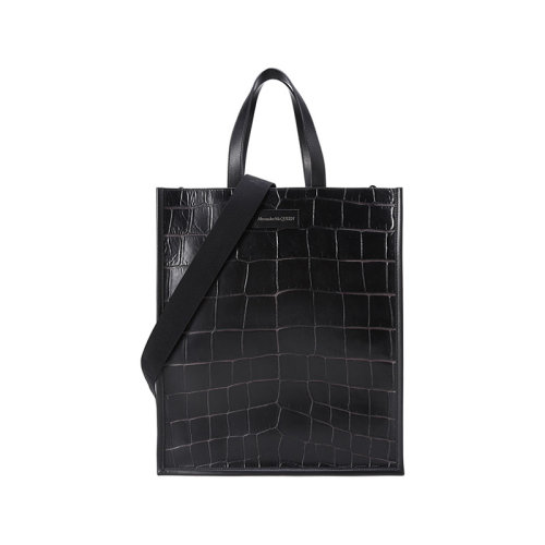 Alexander McQueen/亞歷山大麥昆【22春夏新款】 男士皮革Edge手提單肩包 668591 1AAEV