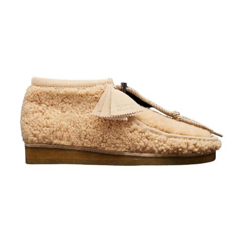  MONCLER蒙可蒙克萊 22年秋冬 男士 短靴 Wallabee Shearling Shoes H20924D00020M2281200