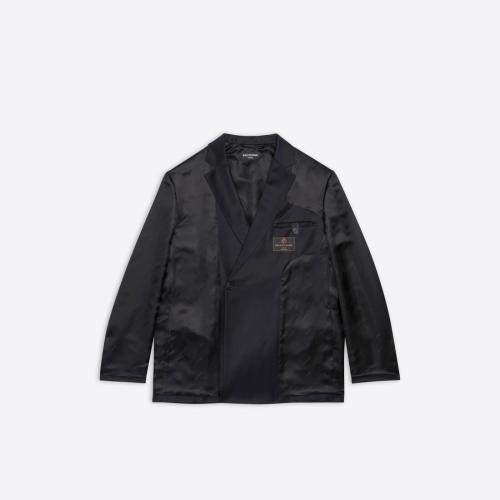  BALENCIAGA巴黎世家 22年春夏 女士 夾克 Womens Inside Out Jacket in Black 698904TJT351000