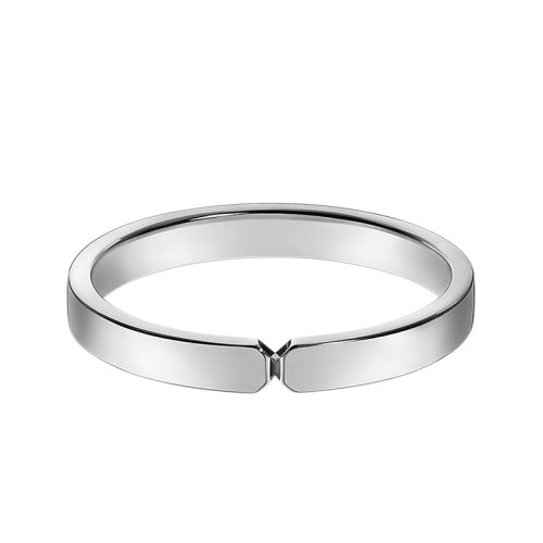 HERMES/愛(ài)馬仕 經(jīng)典Ever Kelly系列 小號(hào)950鉑金結(jié)婚戒指H119862B