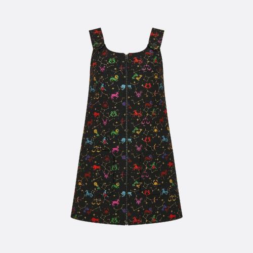  DIOR迪奧 22年秋冬 女士 連衣裙 短款拉鏈連衣裙 241R07A7203_X9729