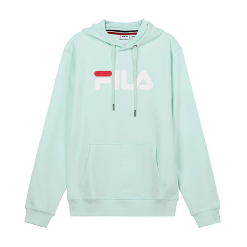 FILA/斐樂 男女通用款棉質(zhì)加絨款連帽長袖衛(wèi)衣運(yùn)動(dòng)衫 681090