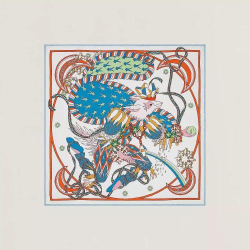  HERMES愛馬仕 22年秋冬 女士 披肩 Gavroche 45 Le Sacre de lHiver H893925S 07