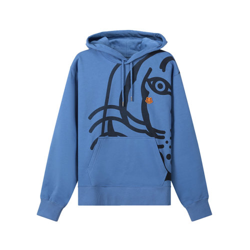 KENZO/高田賢三 男衛(wèi)衣 男士K-tiger系列棉質加絨款連帽長袖衛(wèi)衣運動衫 FB6 5SW305 4MO